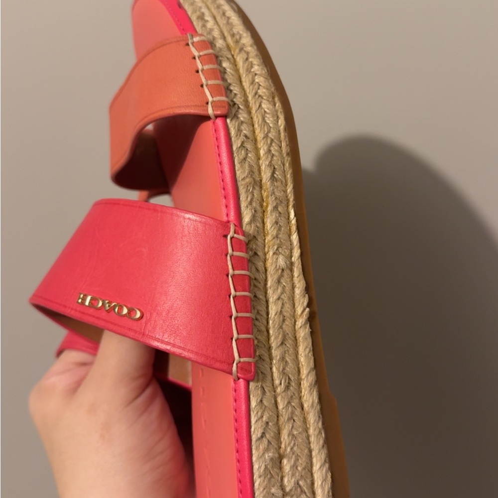 Pink Coach sandals - Picture 2 of 5